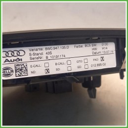 Plafoniera Anteriore Centrale Audi A4 8WH Allroad 3.0 TDI 24v. 4K0947135ACBC5 2016-2019 Hella 012.895-02