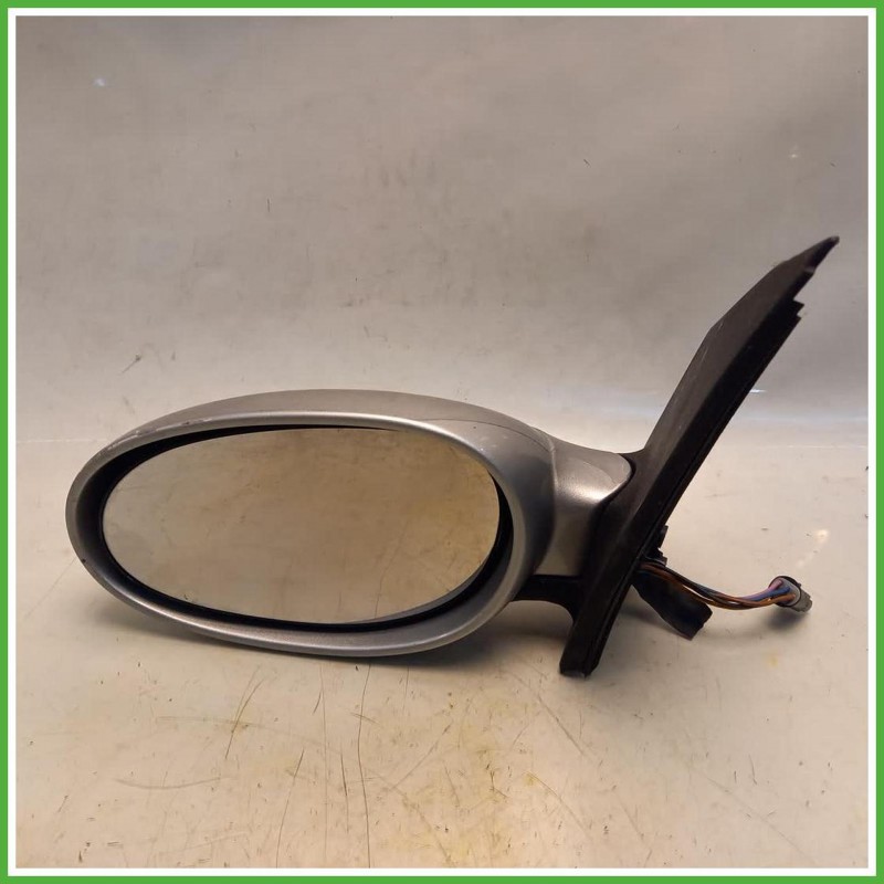 Specchio Specchietto Retrovisore Sinistro SX Grigo Smart City Coupe 450 1998-2003 Magneti Marelli Originale Usato