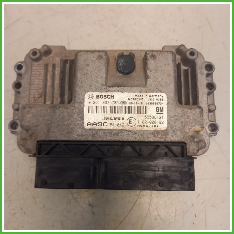 Centralina Motore Iniezione ECU Bosch 0261S07735 Opel Zafira B 1.6 CNG 16v. 55565365 Benzina Metano 2010-2011