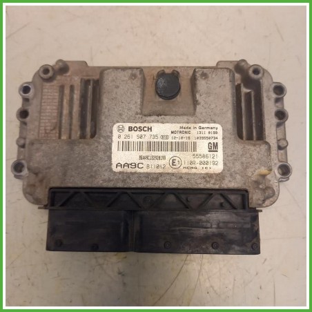 Centralina Motore Iniezione ECU Bosch 0261S07735 Opel Zafira B 1.6 CNG 16v. 55565365 Benzina Metano 2010-2011