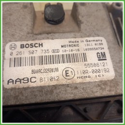 Centralina Motore Iniezione ECU Bosch 0261S07735 Opel Zafira B 1.6 CNG 16v. 55565365 Benzina Metano 2010-2011
