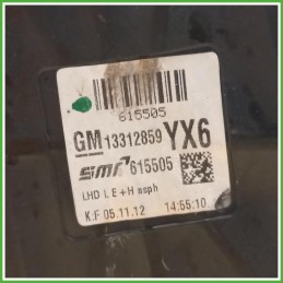 Specchio Specchietto Retrovisore Sinistro SX Bianco Opel Zafira B 2010-2011 Schefenacker Originale Usato
