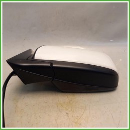 Specchio Specchietto Retrovisore Sinistro SX Bianco Opel Zafira B 2010-2011 Schefenacker Originale Usato