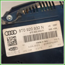 Quadro Strumenti Magneti Marelli 503.002.551.132 Audi A5 8TA Sportback 2.0 TDi 16v. 8T0920932N 2013-2017