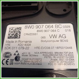 Centralina Confort Abitacolo Hella 5DK011079-22 Audi A4 8WH Allroad 3.0 TDI 24v. 8W1907064DH 2016-2019