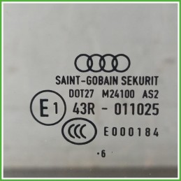Cristallo Laterale Scendente Anteriore Destro DX Audi A4 8WH Allroad 3.0 TDI 24v. 8W0845202D 2016-2019 Saint-Gobain