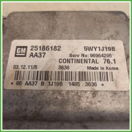 Centralina Motore Iniezione ECU Continental 5WY1J19B Chevrolet Cruze 1.8 Gpl 16v. 25189683 Benzina GPL 2011