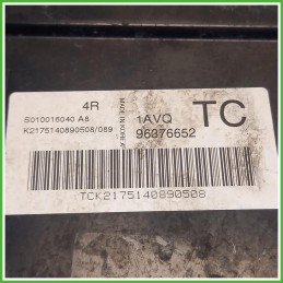 Centralina Motore Iniezione ECU Continental S010016040-A8 Chevrolet Kalos 1.2 96376652 Benzina 2005-2008