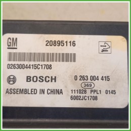Centralina Sensori di Parcheggio Bosch 0263004415 Chevrolet Cruze 1.8 Gpl 16v. 20895116 2011