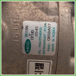 Compressore Clima AC Aria Condizionata Hcc VS16N Hyundai Accent 3 Serie 9770117611 2005-2009