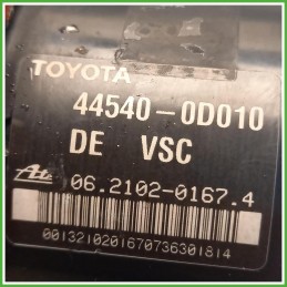 Centralina ABS Modulo Pompa Ate 06.2109-0319.3 040083410D Toyota Yaris France 2 Serie 2005-2009 Originale Usato