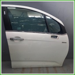 Porta Portiera Sportello Anteriore Destro DX Citroen C3 2 Serie Bianco Berlina 5 Porte 2013-2016 Originale Usato