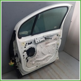 Porta Portiera Sportello Anteriore Destro DX Citroen C3 2 Serie Bianco Berlina 5 Porte 2013-2016 Originale Usato