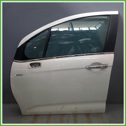 Porta Portiera Sportello Anteriore Sinistro SX Citroen C3 2 Serie Bianco Berlina 5 Porte 2013-2016 Originale Usato