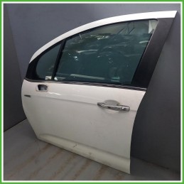 Porta Portiera Sportello Anteriore Sinistro SX Citroen C3 2 Serie Bianco Berlina 5 Porte 2013-2016 Originale Usato