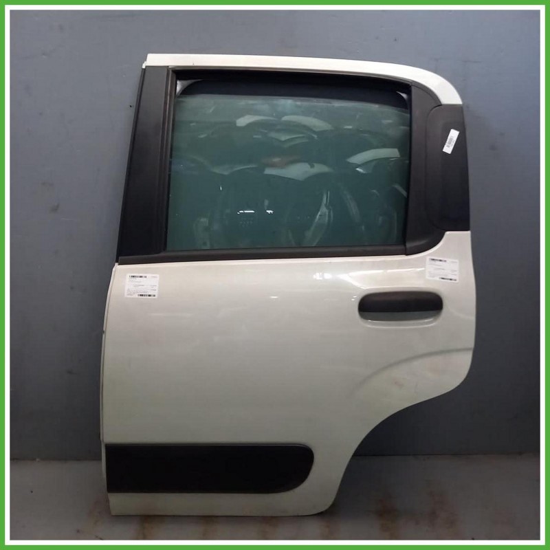 Porta Portiera Sportello Posteriore Sinistro SX Fiat Panda 3 Serie Bianco Berlina 5 Porte 2012-2020 Originale Usato