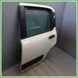 Porta Portiera Sportello Posteriore Sinistro SX Fiat Panda 3 Serie Bianco Berlina 5 Porte 2012-2020 Originale Usato
