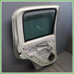 Porta Portiera Sportello Posteriore Sinistro SX Fiat Panda 3 Serie Bianco Berlina 5 Porte 2012-2020 Originale Usato
