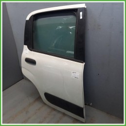 Porta Portiera Sportello Posteriore Destro DX Fiat Panda 3 Serie Bianco Berlina 5 Porte 2012-2020 Originale Usato