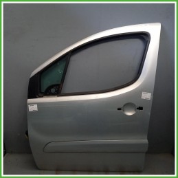Porta Portiera Sportello Anteriore Sinistro SX Peugeot Partner Ranch 3 Serie Grigio Multispace 5 Porte 2008-2014 Originale Usato