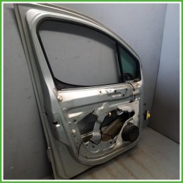 Porta Portiera Sportello Anteriore Sinistro SX Peugeot Partner Ranch 3 Serie Grigio Multispace 5 Porte 2008-2014 Originale Usato