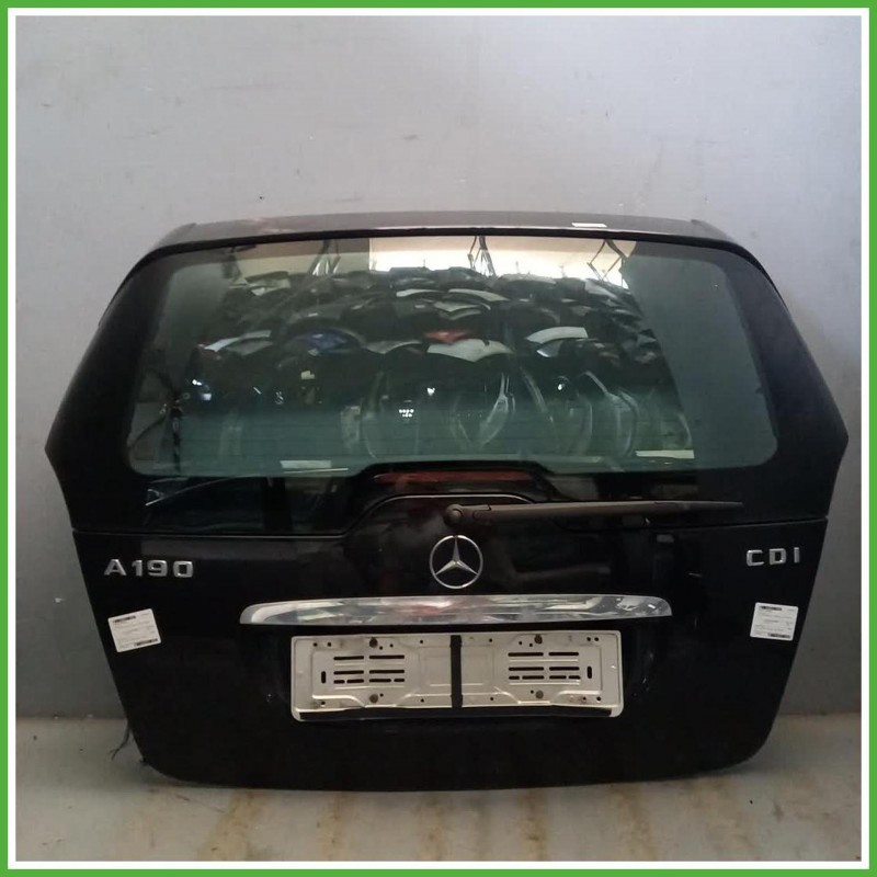 Portellone Bagagliaio Cofano Baule Posteriore Mercedes Classe A W169 2004-2008 Nero Berlina 5 Porte Originale Usato