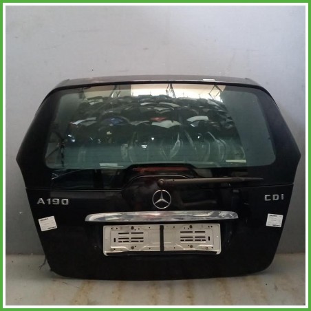 Portellone Bagagliaio Cofano Baule Posteriore Mercedes Classe A W169 2004-2008 Nero Berlina 5 Porte Originale Usato