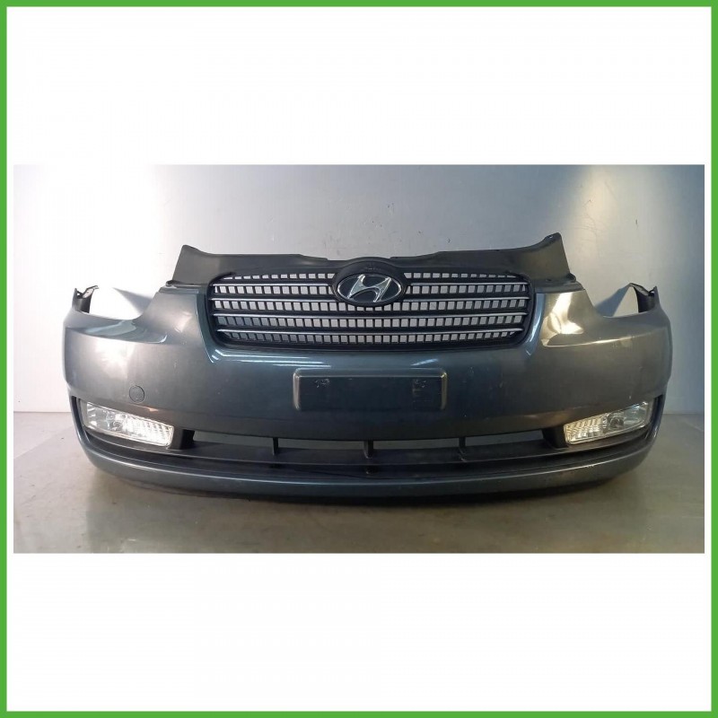 Paraurti Anteriore Hyundai Accent 3 Serie Berlina 4 Porte Grigio Scuro 2005-2009 865111E001 Originale Usato
