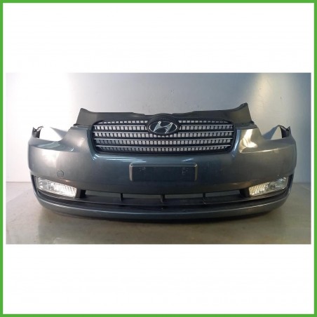 Paraurti Anteriore Hyundai Accent 3 Serie Berlina 4 Porte Grigio Scuro 2005-2009 865111E001 Originale Usato