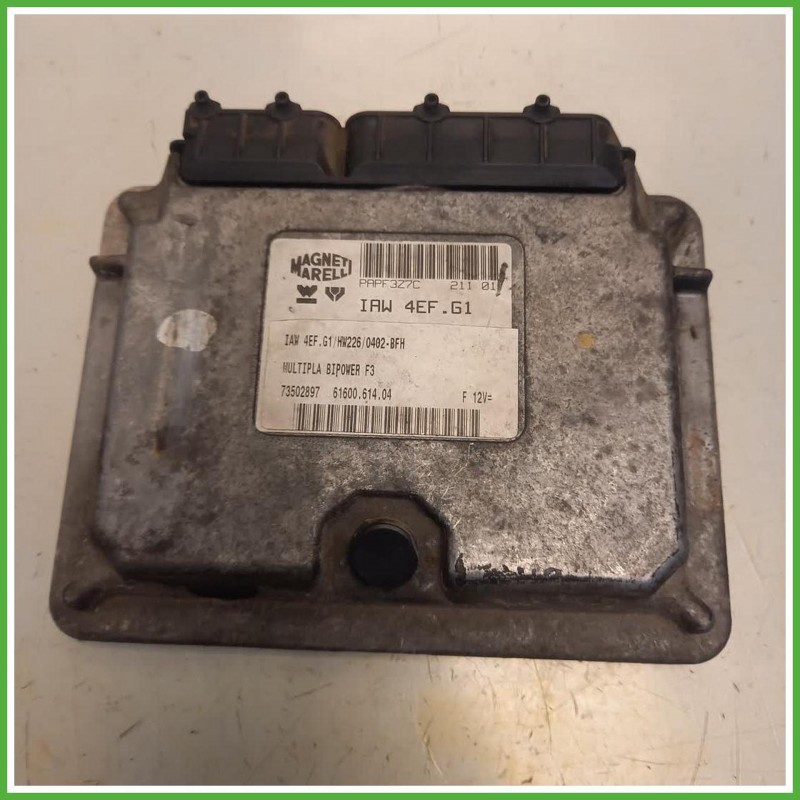 Centralina Motore ECU Magneti Marelli IAW4EF.G1 Fiat Multipla 1 Serie 1.6 Bipower ELX 16v. 51761337 Benzina Metano 2001-2004