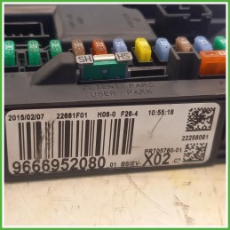 Body Computer Centralina Modulo BCM BSI Valeo 22256081 Citroen C3 2 Serie 1.2 VTi 12v. 9666952080 Benzina 2013-2016