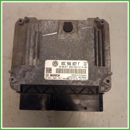 Centralina Motore Iniezione ECU Bosch 0261S04347 Volkswagen Golf 6 Serie 03C990990F Benzina 2008-2012