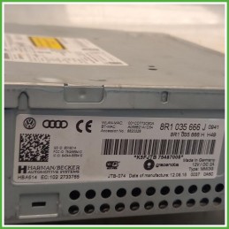 Autoradio Audi A5 8TA Sportback 2.0 TDi 16v. 8R1035666H 2013-2017 Harman-Becker HBA514