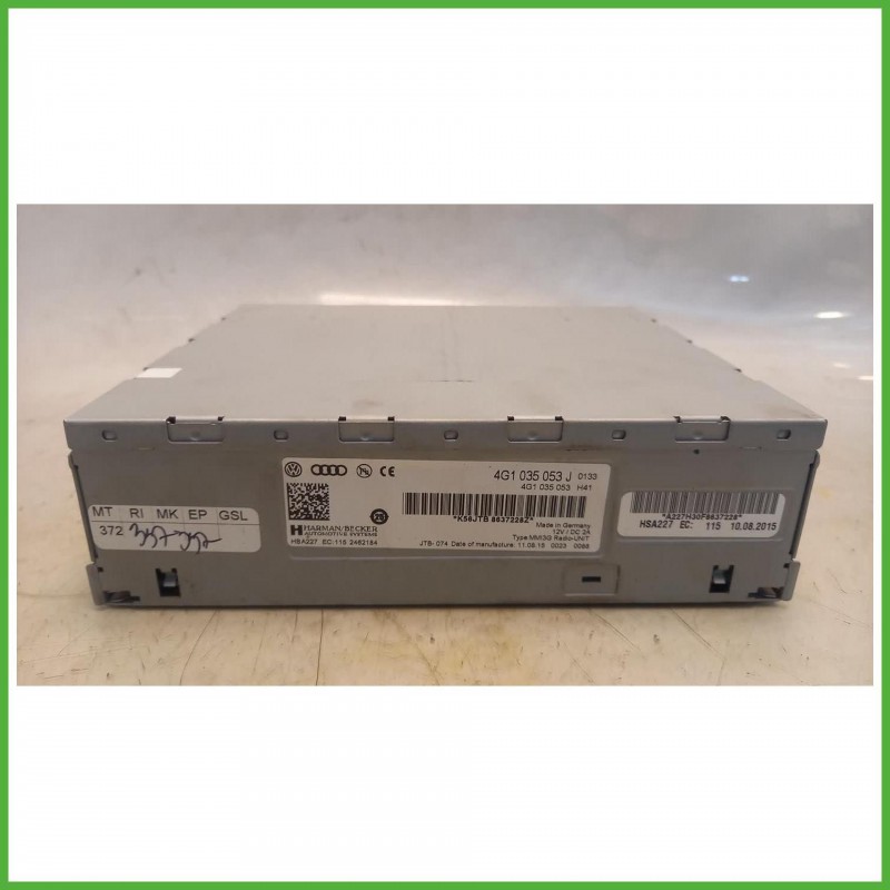 Autoradio Audi A5 8TA Sportback 2.0 TDi 16v. 4G1035053G 2013-2017 Harman-Becker HBA227