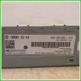 Autoradio Audi A5 8TA Sportback 2.0 TDi 16v. 4G1035053G 2013-2017 Harman-Becker HBA227