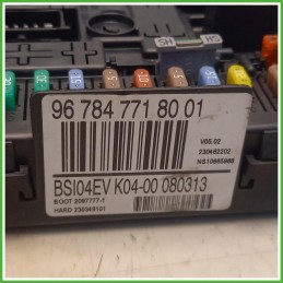 Body Computer Centralina Modulo BCM BSI Johnson Controls NS10665988 Peugeot 3008 1 Serie 1.6 HDi 9678477180 Gasolio 2013-2016