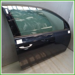 Porta Portiera Sportello Anteriore Sinistro SX Volkswagen Golf 6 Serie Blu Scuro Berlina 3 Porte 2008-2012 Originale Usato