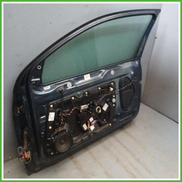 Porta Portiera Sportello Anteriore Sinistro SX Volkswagen Golf 6 Serie Blu Scuro Berlina 3 Porte 2008-2012 Originale Usato