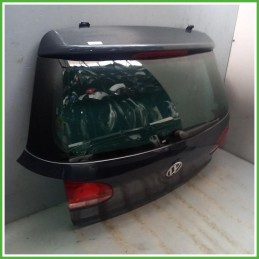 Portellone Bagagliaio Cofano Baule Posteriore Volkswagen Golf 6 Serie 2008-2012 Scuro Berlina 3 Porte Originale Usato