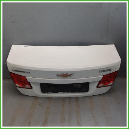 Portellone Bagagliaio Cofano Baule Posteriore Chevrolet Cruze 2011 Bianco Berlina 4 Porte Originale Usato