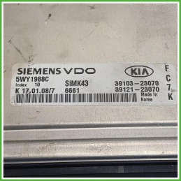 Centralina Motore Iniezione ECU Siemens 5WY1988C Kia Sportage 2 Serie 2.0 CVVT 16v. 3912123070 Benzina 2004-2010