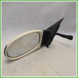 Specchio Specchietto Retrovisore Sinistro SX Panna Fiat Seicento 2000-2005 Magneti Marelli Originale Usato
