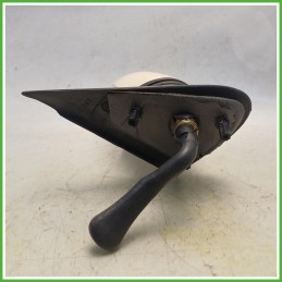 Specchio Specchietto Retrovisore Sinistro SX Panna Fiat Seicento 2000-2005 Magneti Marelli Originale Usato