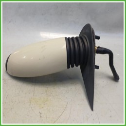 Specchio Specchietto Retrovisore Sinistro SX Panna Fiat Seicento 2000-2005 Magneti Marelli Originale Usato