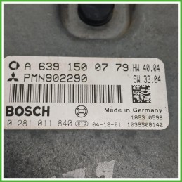 Centralina Motore Iniezione ECU Bosch 0281011840 Smart Forfour 454 1.5 CDi Passion 12v. A6391500779 Gasolio 2004