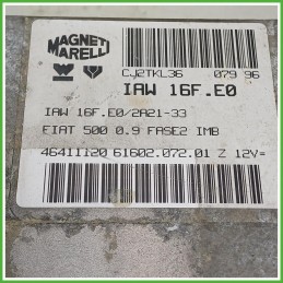 Centralina Motore Iniezione ECU Magneti Marelli IAW16F.E0 Fiat Cinquecento 0.9 7778856 Benzina 1992-1993