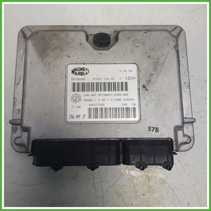 Centralina Motore Iniezione ECU Magneti Marelli IAW4AF.SP Fiat Panda 2 Serie 1.2 Dynamic 51880191 Benzina 2003-2009