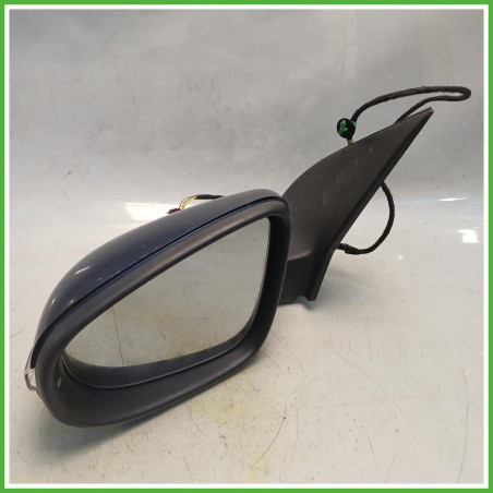 Specchio Specchietto Retrovisore Sinistro SX Blu Volkswagen Golf 6 Serie 2008-2012  Originale Usato