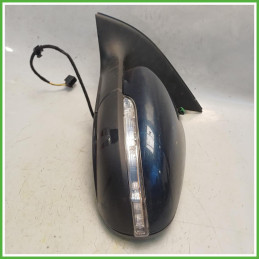 Specchio Specchietto Retrovisore Sinistro SX Blu Volkswagen Golf 6 Serie 2008-2012  Originale Usato