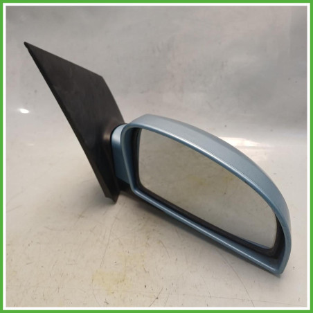 Specchio Specchietto Retrovisore Destro DX Azzurro Hyundai Getz 2 Serie 2005-2009 Schefenacker Originale Usato